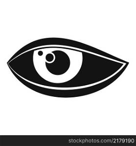 Circle eye icon simple vector. Male health. Look vision. Circle eye icon simple vector. Male health