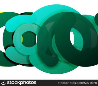 Circle geometric abstract background, colorful business or technology design for web. Circle geometric abstract background, colorful business or technology design for web. Paper round shapes - rings, geometric 3d style texture, banner