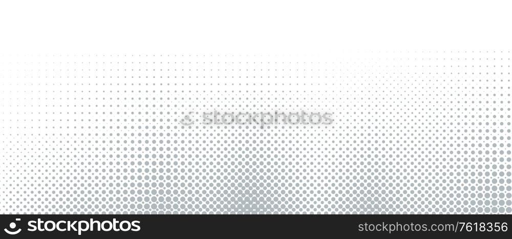 Circle halftone dots vector texture background.
