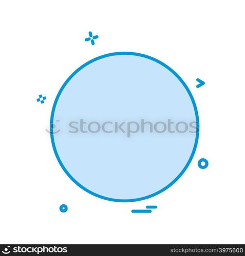 Circle icon design vector