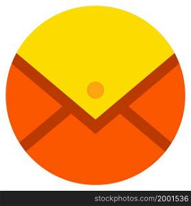 circle icon of mail mobile applications