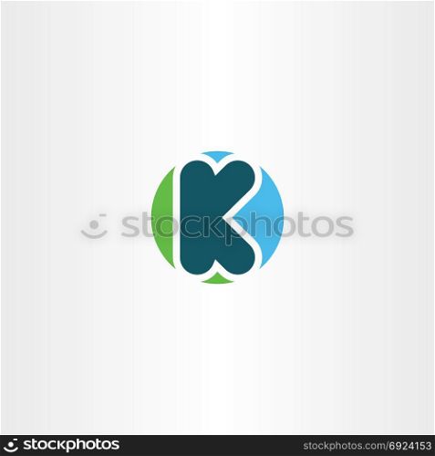 circle k logotype icon symbol element letter design