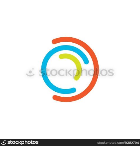 circle logo design template vector