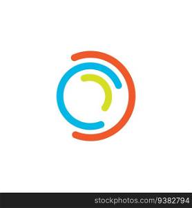 circle logo design template vector