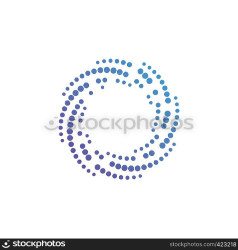 circle logo template vector design