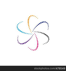 circle logo template vector design