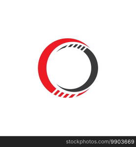 circle logo vector flat design