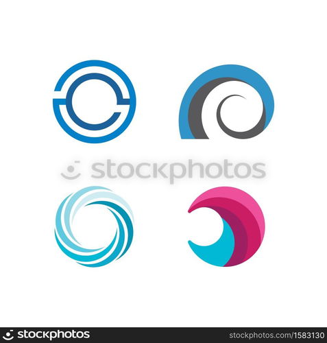 circle logo vector template illustration