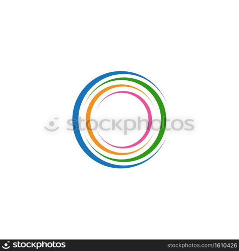 circle logo vector template illustration