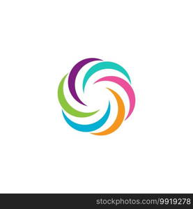 circle logo vector template illustration