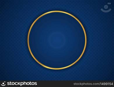 Circle luxury shape abstract background pattern with space for text. vector illustration.