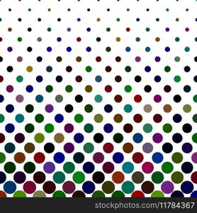 Circle pattern background - geometric design Vector Image