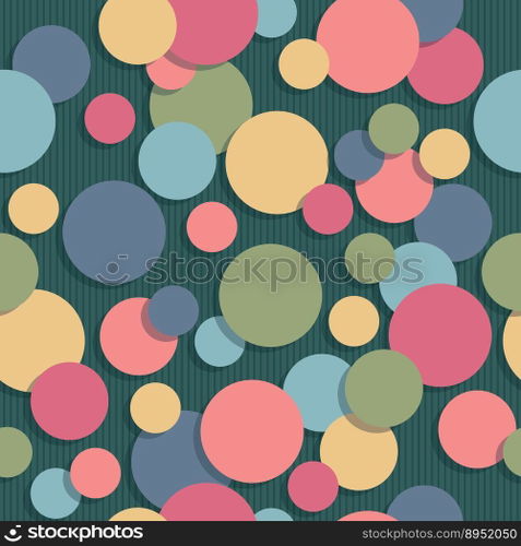 Circle pattern vector image
