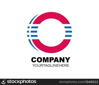 circle ring business logo template vector design