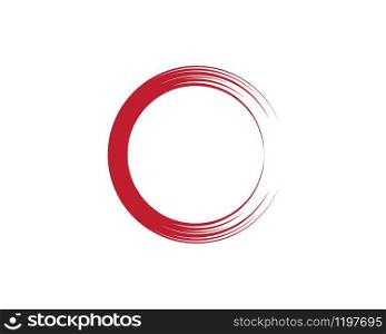 circle ring logo template vector design
