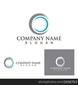 Circle ring Logo Template vector icon design