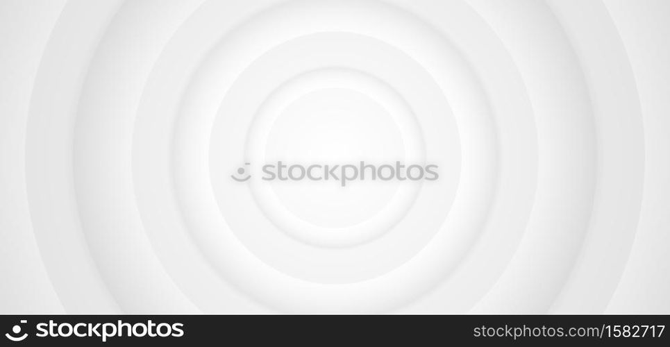 Circle ring shape white background ripple wave style. vector illustration.