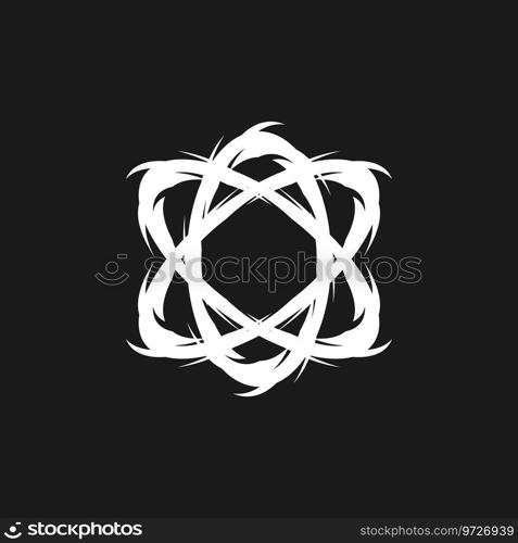 Circle Ring swirl Abstract Logo Vector