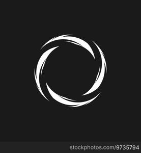 Circle Ring swirl Abstract Logo Vector