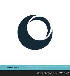 Circle Ring Swoosh Icon Vector Logo Template Illustration Design. Vector EPS 10.