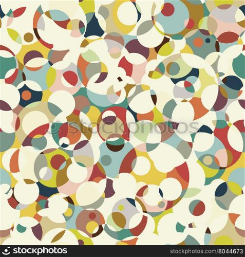 Circle seamless pattern. Abstract background