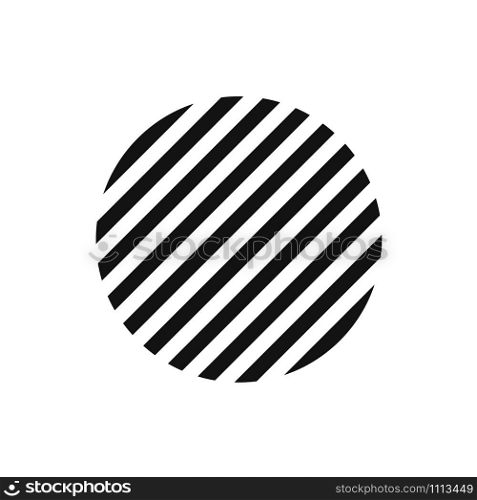 Circle Stripe Element Icon Background