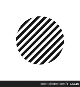 Circle Stripe Element Icon Background