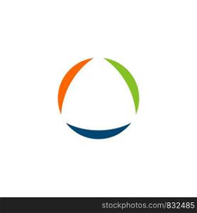 Circle Swoosh Colorful Logo Template Illustration Design. Vector EPS 10.