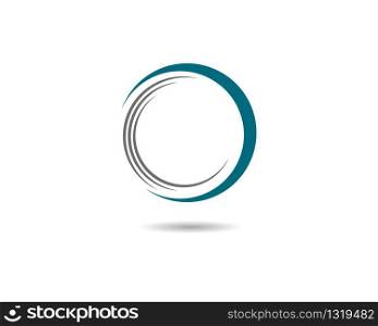 Circle symbol vector icon illustration