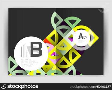 Circle vector abstract backgrounds, annual report business templates. Circle vector abstract backgrounds, annual report business templates. Abstract poster