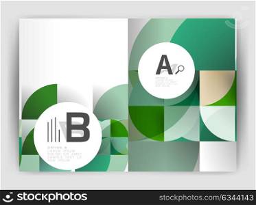 Circle vector abstract backgrounds, annual report business templates. Circle vector abstract backgrounds, annual report business templates. Abstract poster