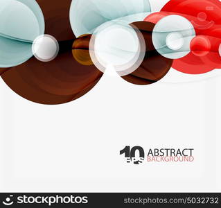 Circle vector background. Circle vector background, geometric abstraction