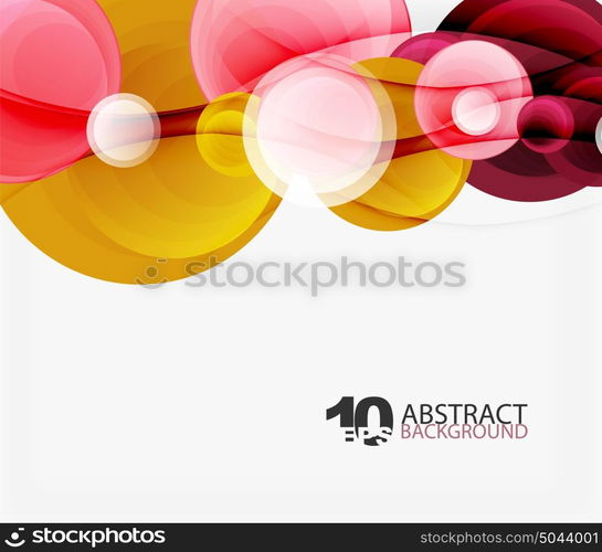 Circle vector background. Circle vector background, geometric abstraction