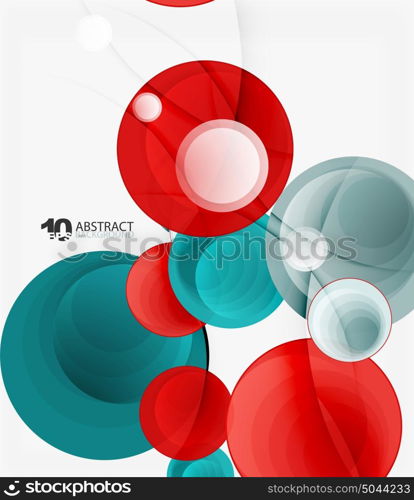 Circle vector background. Circle vector background, geometric abstraction