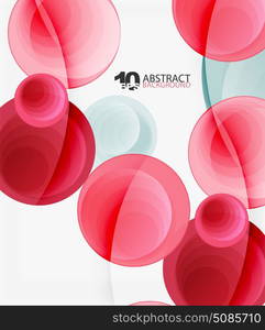 Circle vector background. Circle vector background, geometric abstraction