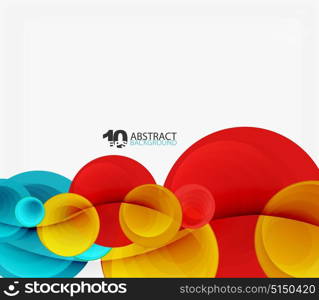 Circle vector background. Circle vector background, geometric abstraction