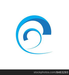 Circle vector flat design template logo