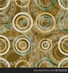 circles and lace background