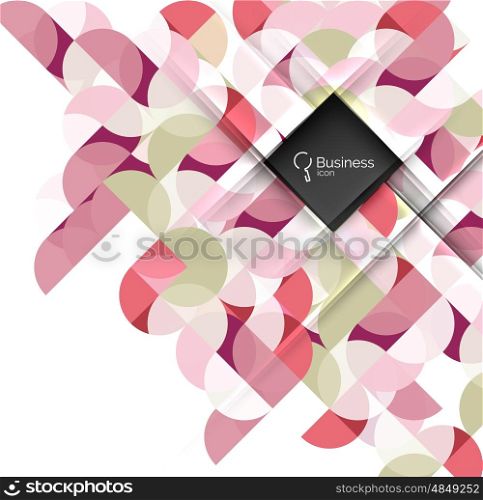 Circles vector abstract background. Circlesabstract background. Vector template background for workflow layout, diagram, number options or web design