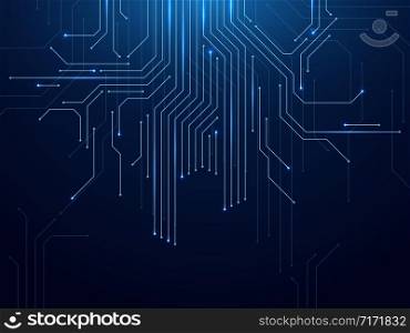 Circuit board. Abstract futuristic technology processing high tech electronic circuit board, motherboard engineering concept vector computer parts background. Circuit board. Abstract futuristic technology processing high tech electronic circuit board, motherboard engineering concept vector background