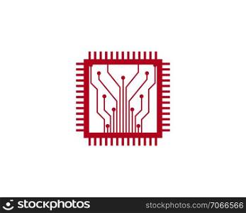 circuit board line cpu,ic,gpu,ram concept design illustration template