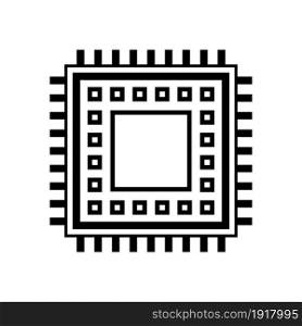 circuit board line icon