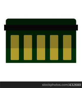 Circuit board, technology icon flat isolated on white background vector illustration. Circuit board, technology icon isolated
