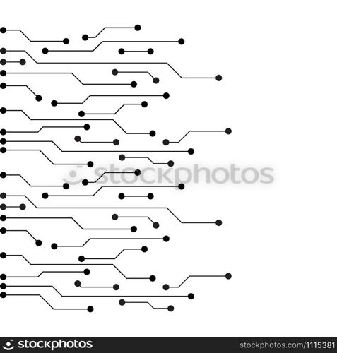 Circuit illustration design vector symbol logo technology