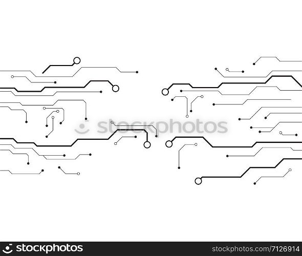 Circuit illustration design vector symbol logo technology