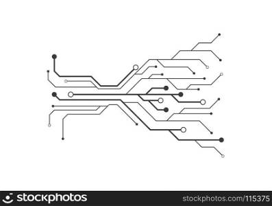 Circuit illustration vector design