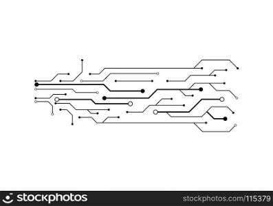 Circuit illustration vector design