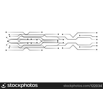 circuit illustration vector template