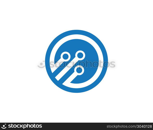 Circuit Logo Template vector. Circuit Logo Template vector illustration icon design