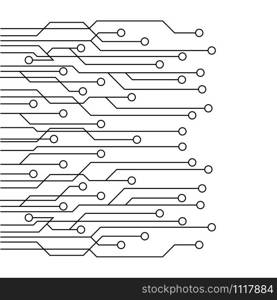 circuit logo template vector illustration